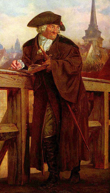 Chodowiecki on the Jannowitz Bridge  
